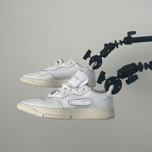 Adidas- white low tops